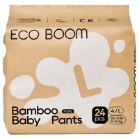 Eco Boom Bamboo Pull Up Pants - L (9-14Kg)